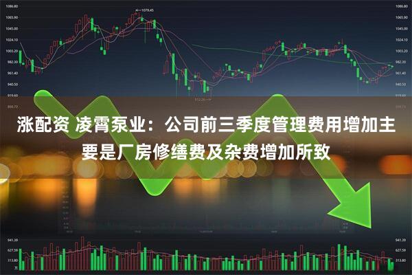 涨配资 凌霄泵业：公司前三季度管理费用增加主要是厂房修缮费及杂费增加所致