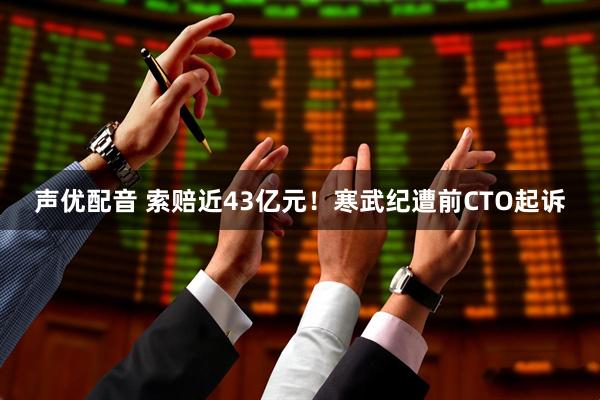 声优配音 索赔近43亿元！寒武纪遭前CTO起诉